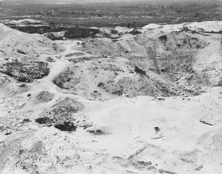 WWI - Quarry Headquarters at Hill 70