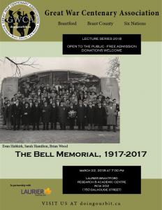 Cyril William George Kinsella, British Home Child World War One, Fegan Boys, Bell Memorial, 4th Battalion CEF
