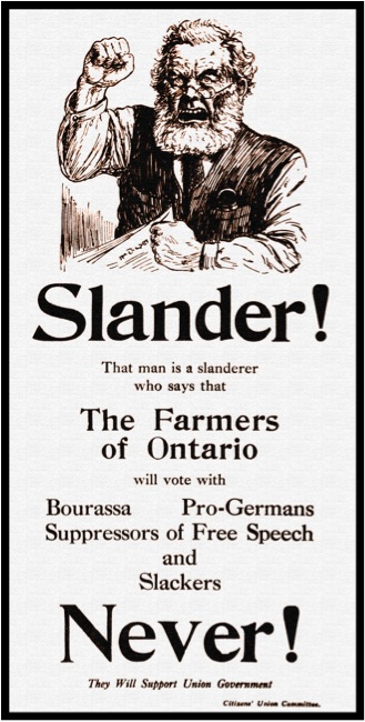 Slander poster